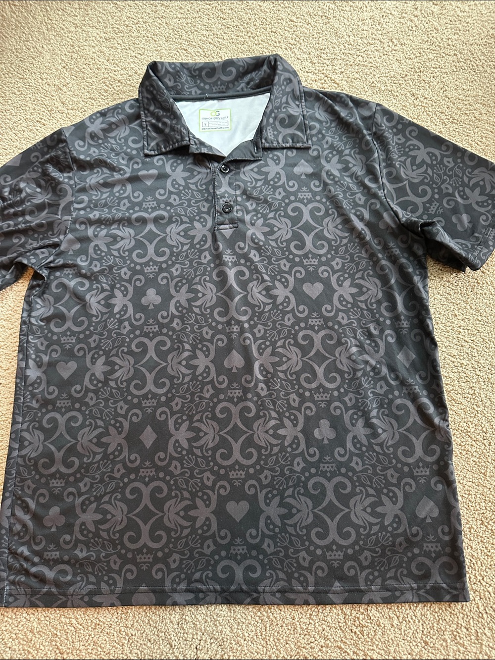 Obnoxious golf polo shirt